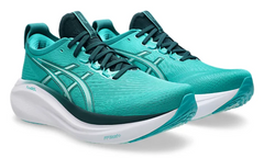 Asics Gel Nimbus 27 "موجة تيل/أخضر ساكسوني"