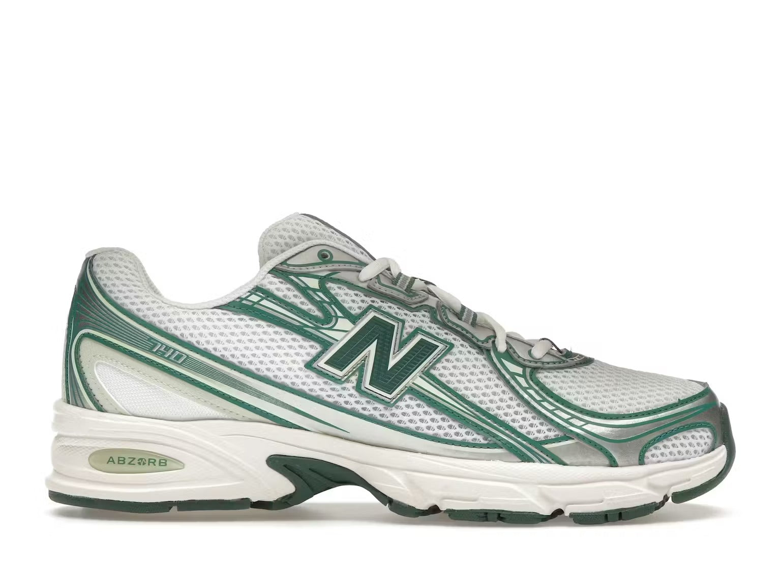 New Balance 740v2 أبيض أخضر مارش