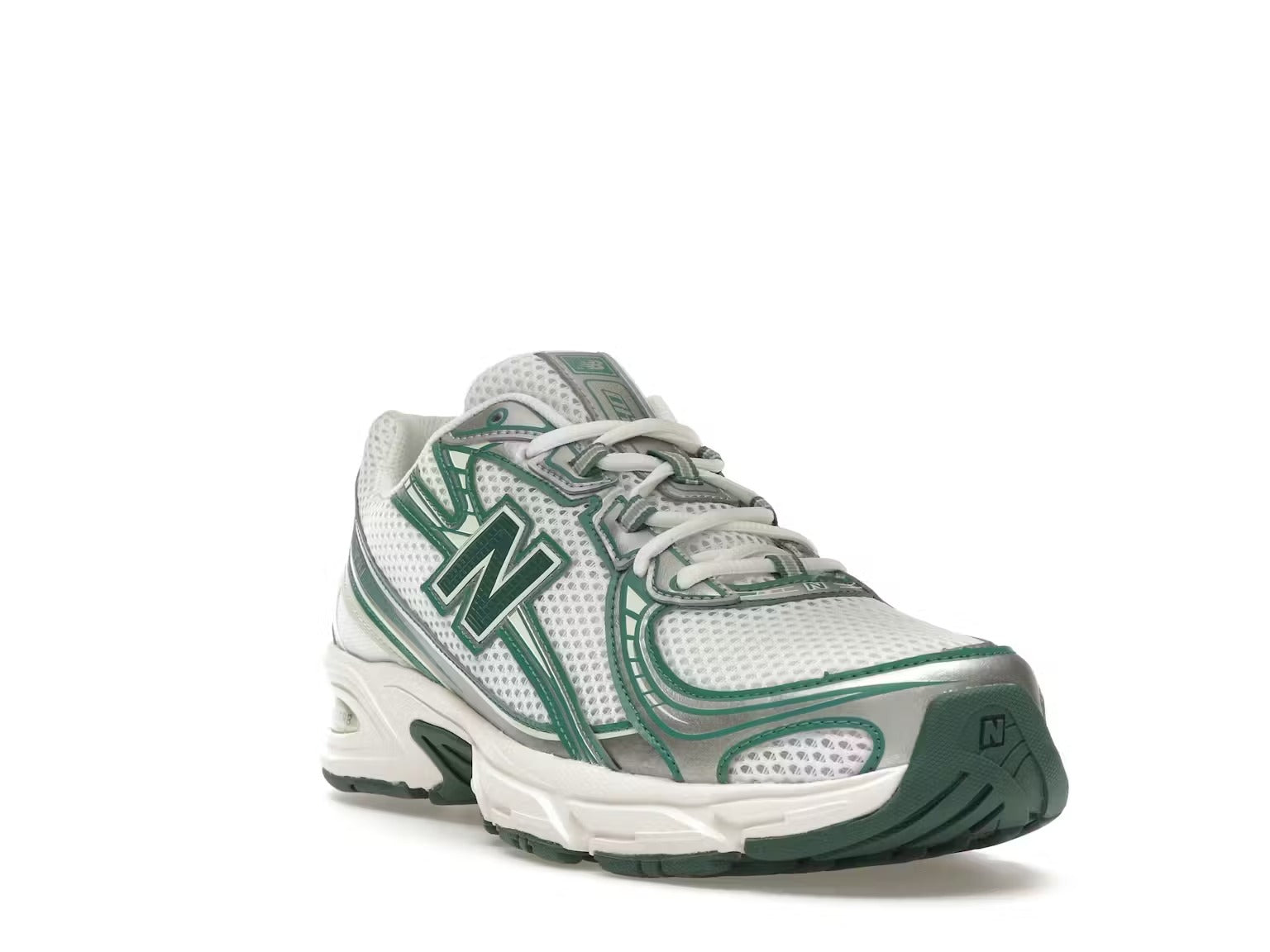 New Balance 740v2 أبيض أخضر مارش