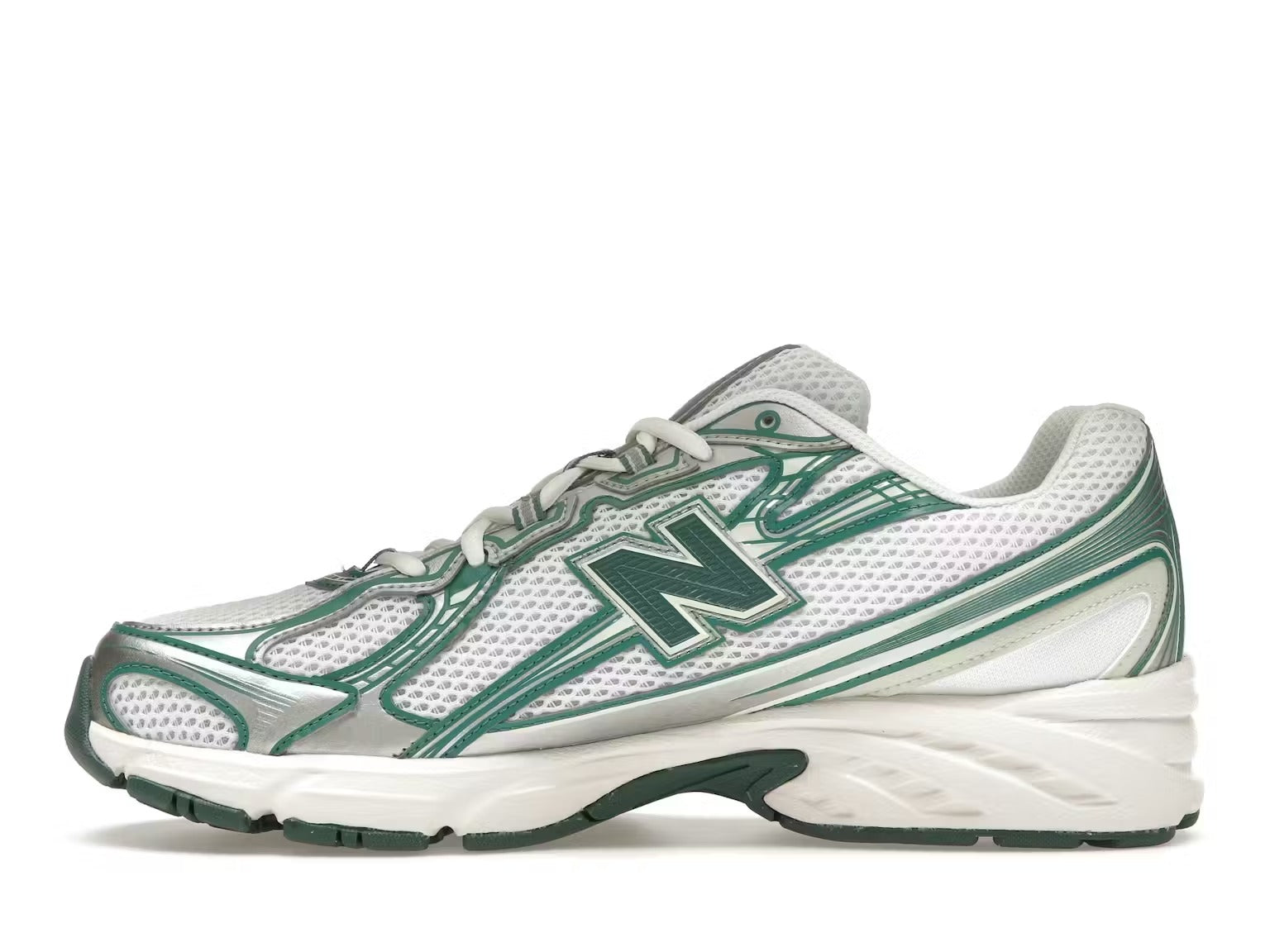 New Balance 740v2 أبيض أخضر مارش