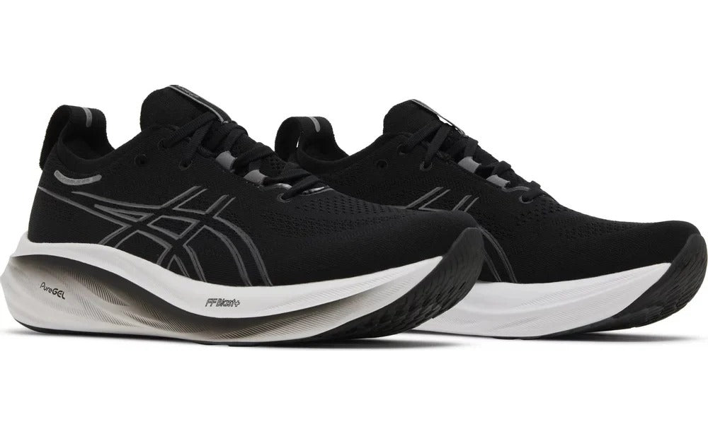 Asics Gel Nimbus 26 4E Wide "أسود رمادي جرافيتي"