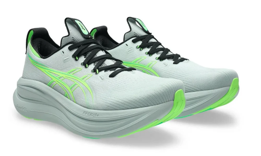 Asics Gel Nimbus 28 Extra Wide 'Cold Moss / Illuminate Green'