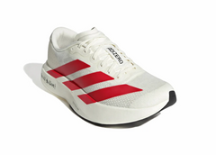 Adidas Adizero Evo SL "أبيض مائل للصفرة / قرمزي فاتح / أسود فاحم"