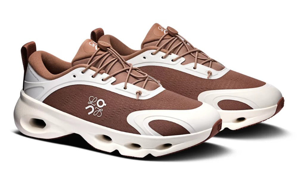 Loewe x On Running Cloudsolo "رمادي ترابي | أوف وايت