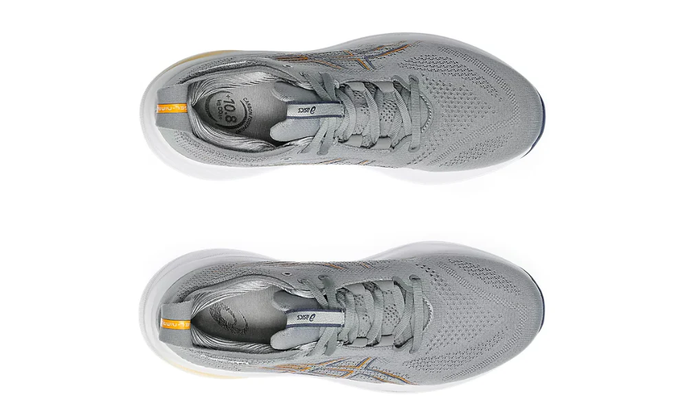 Asics Gel Nimbus 26 "لون الصخر الرمادي/الأزرق الرعدي"
