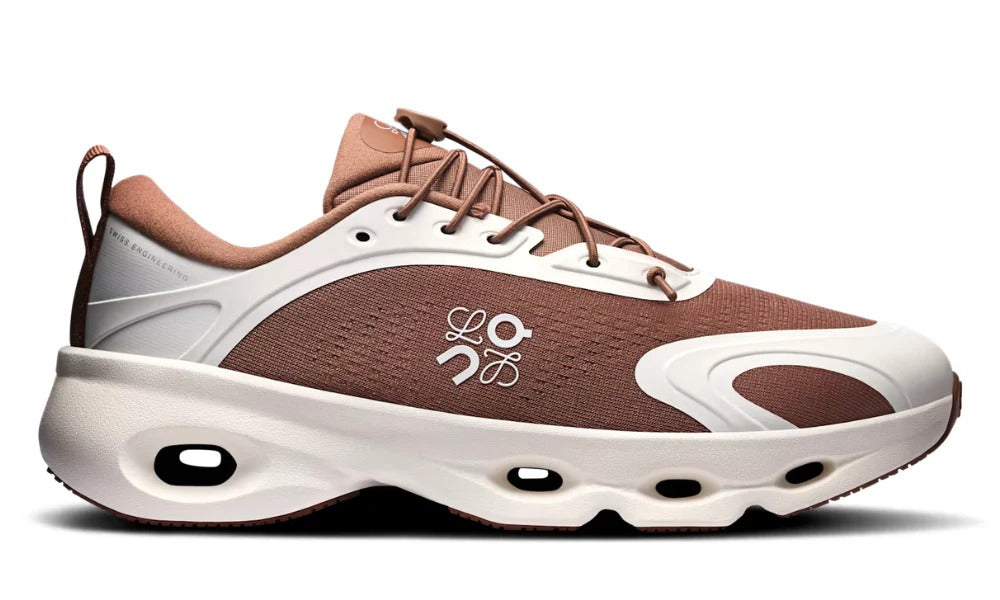 Loewe x On Running Cloudsolo "رمادي ترابي | أوف وايت