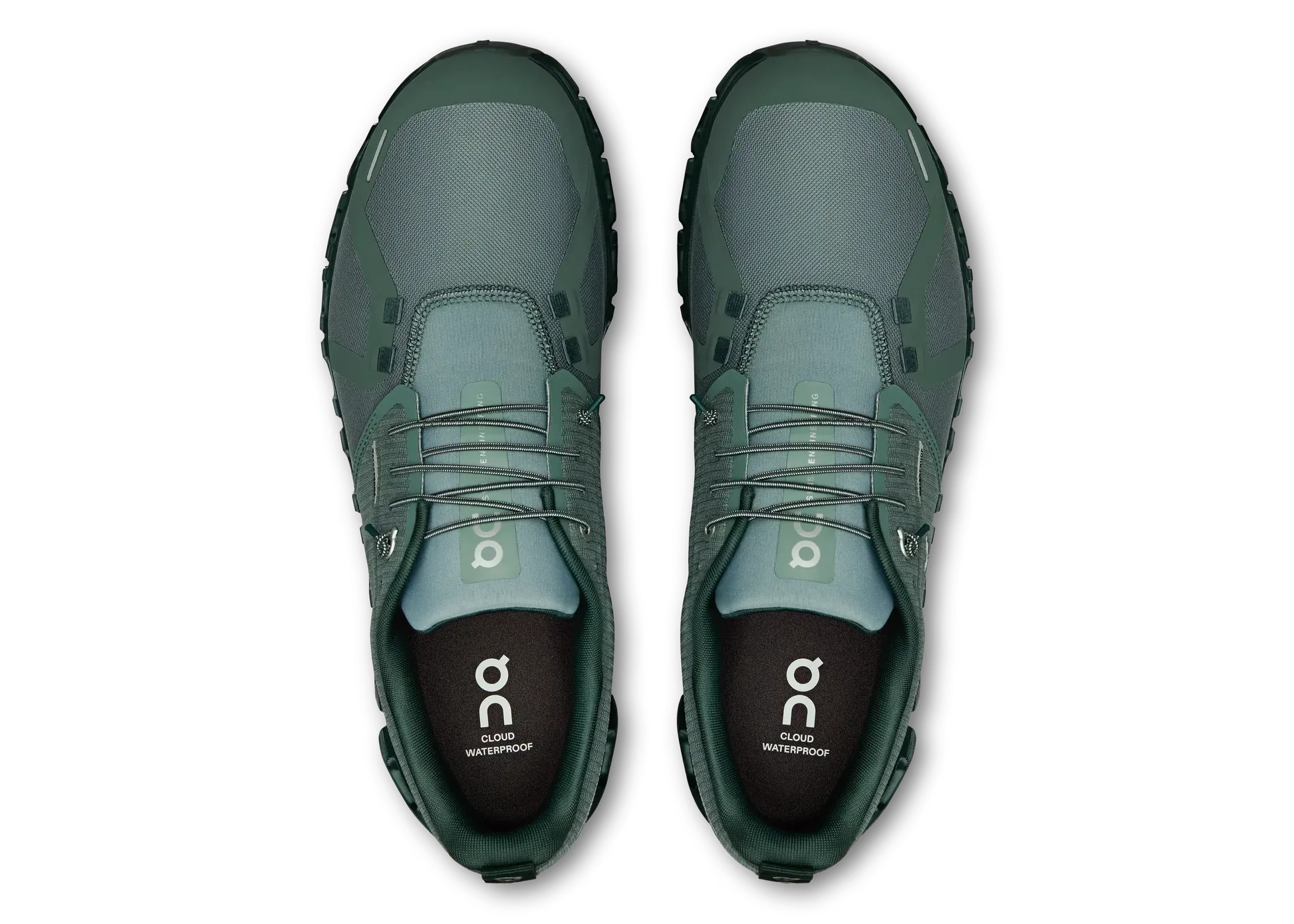 On Cloud 6 Waterproof "زيتي / أخضر داكن"
